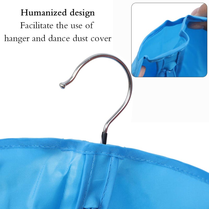Kernorv Breathable Dust-Proof Garment Bags, Set of 5 Environmental Zipper Garment Bags for Dance Costumes, 51" Foldable Dance Garment Bags with Clear Window for Dance Dress, Storage or Travel - Image 4